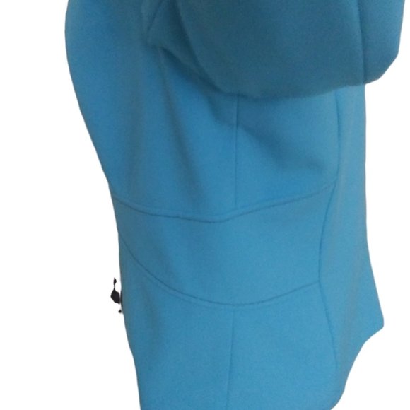 Tara Ryan Blue Open Front Blazer Jacket Women's size 14 - Picture 2 of 5